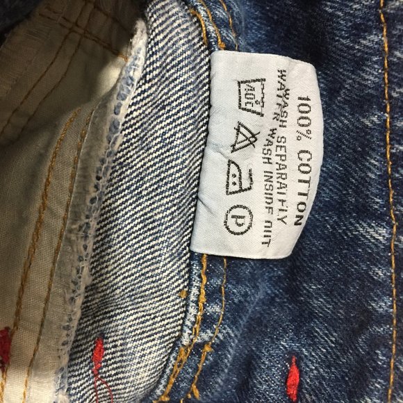 VINTAGE ACTION HIGH RISE DENIM JEANS SIZE 4 - Picture 8 of 8